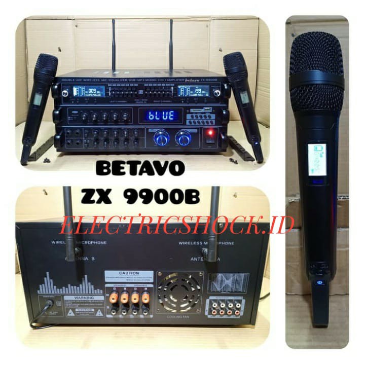 AMPLI KARAOKE 3 IN 1 BETAVO ZX 9900B / ZX 9900 B PROFESIONAL