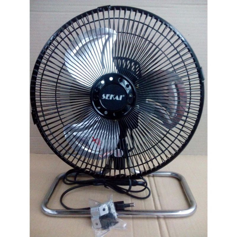 SEKAI HFN 1210 KIPAS BESI TORNADO DESK FAN MEJA 12 INCH KUAT KENCANG GARANSI RESMI