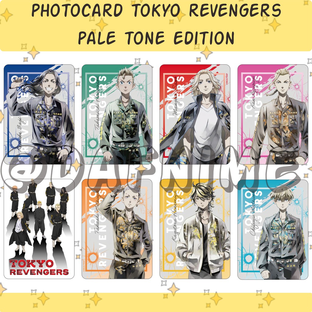 TOKYO REVENGERS PALE TONE EDITION PHOTOCARD ANIME