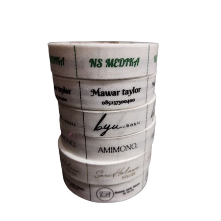 

label baju custom sablon