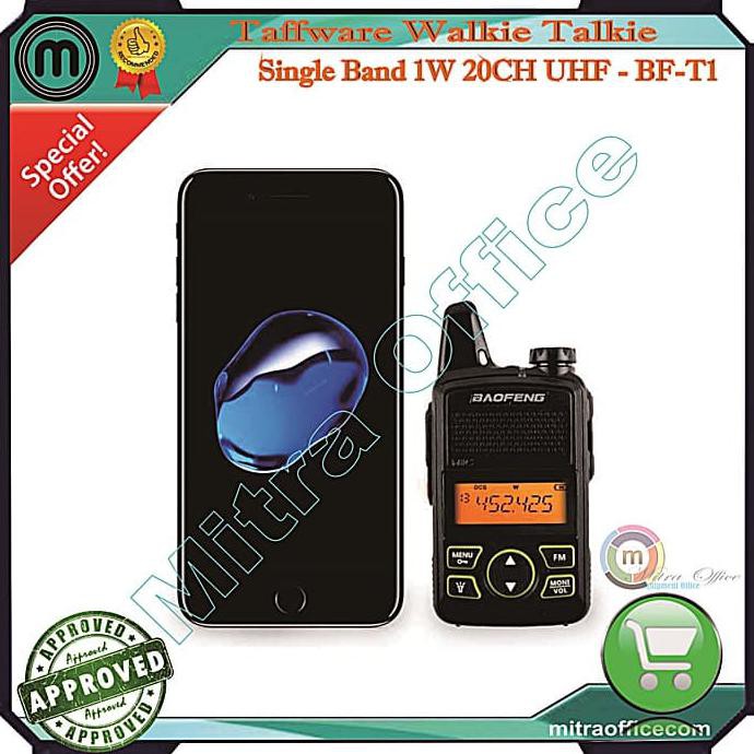 TAFFWARE BF-T1/HT/WALKY TALKY/LAMINATING/JILID/MESIN HITUNG UANG/ATK