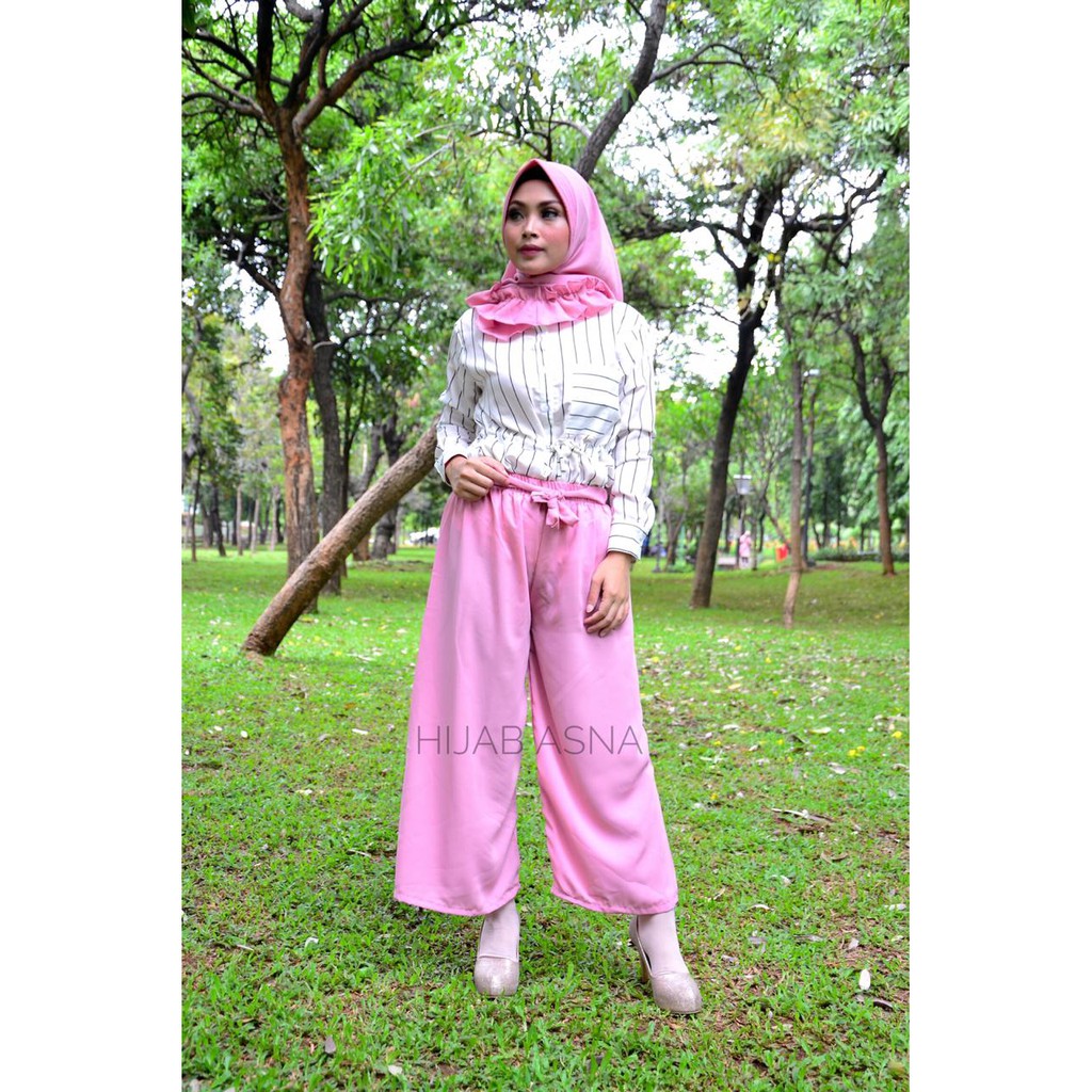  CELANA  BASIC KULOT  POLOS WOLFIS  WOOLPEACH Shopee Indonesia