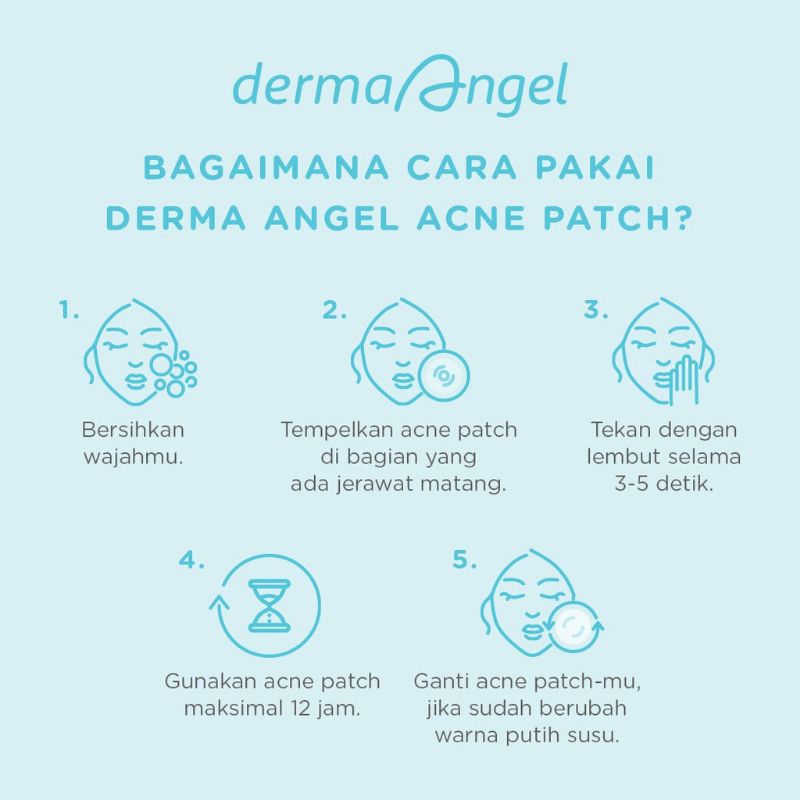 DERMA ANGEL Acne Patch Day/Night 12pcs 6pcs Mix / Acne Care Intensive Gel