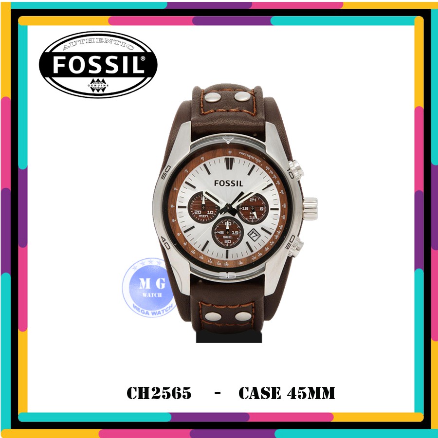 Jam Tangan Pria Fossil Original CH2565 CH 2565 Cuff Chronograph MURAH