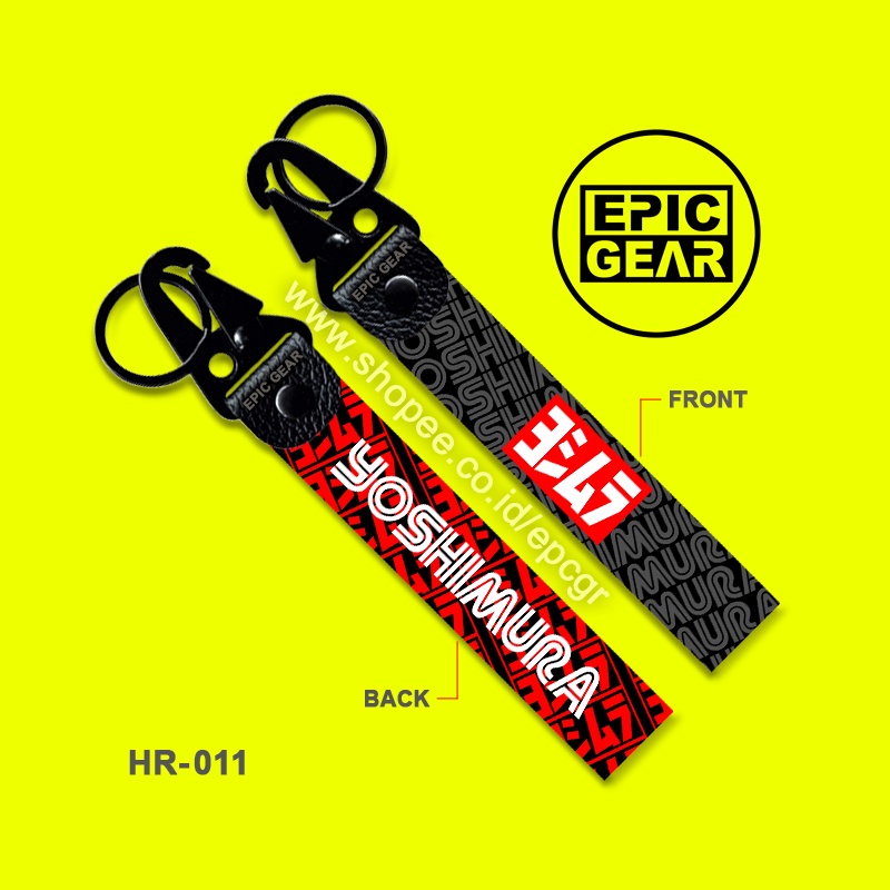 HIGH QUALITY GANTUNGAN KUNCI YOSHIMURA PREMIUM KEY CHAIN SEPEDA MOTOR KEYCHAIN STRAP LOGO MEREK KNAL