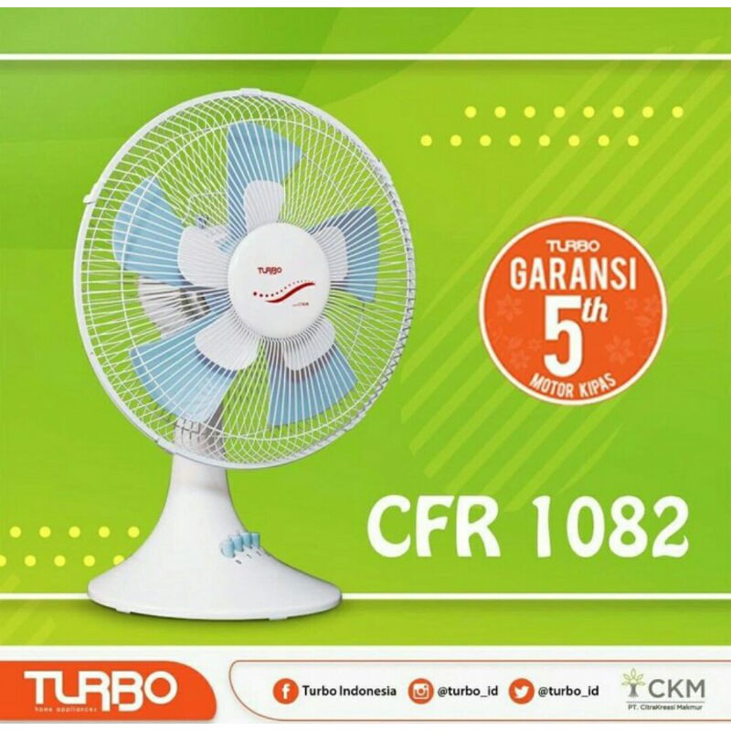 TURBO KIPAS ANGIN DESK FAN CFR-1082
