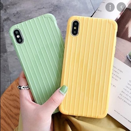 Case New Iphone XS MAX Casing Koper Luggase Polos Berwarna
