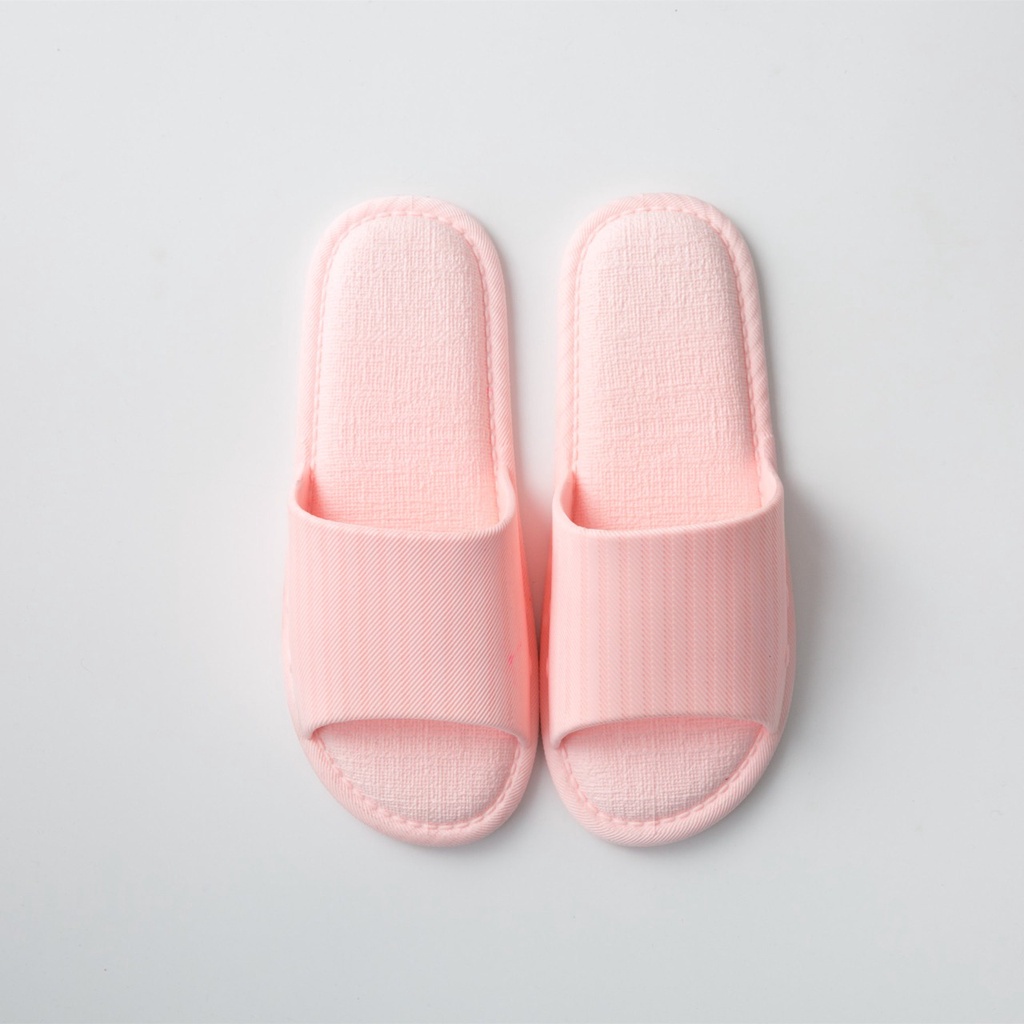 STT Sandal Slop Karet Polos 6500 Sendal Rumah Berkualitas Motif Garis Zigzag Sendal Kamar Mandi EVA Empuk Sendal Karet Couple Garis Home Slipper Anti Slip Wanita Pria Gaya Korea Murah Import-5