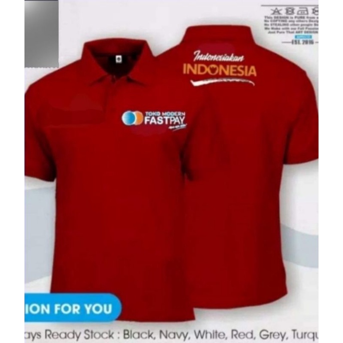 Kaos Polo Kerah Fastpay