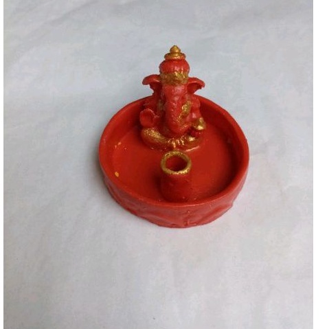 Tempat Bakar Dupa Hio Bentuk Mini Ganesha / Incense Holder Ganesha