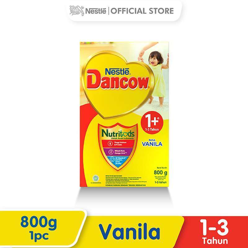 

Nestle Dancow 1+ Susu Pertumbuhan 1-3 tahun Vanila Box 750 g