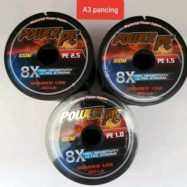 jual murah senar pe power pe x8 100m