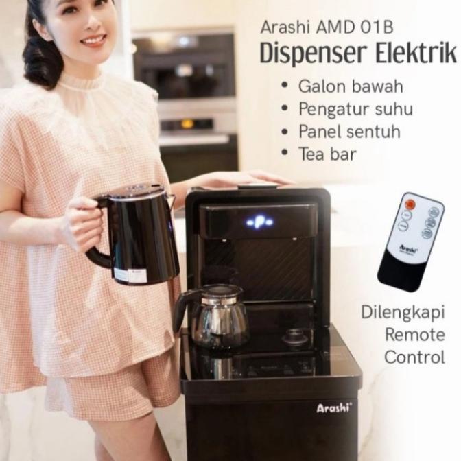 water dispenser multifungsi AMD-01B Arashi / dispenser air galon bawah