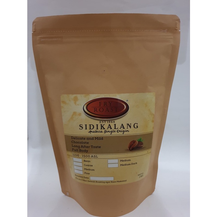 

vd201r Kopi Arabika Sidikalang 1 Kg Biji/Bubuk - Biji Ds20X11