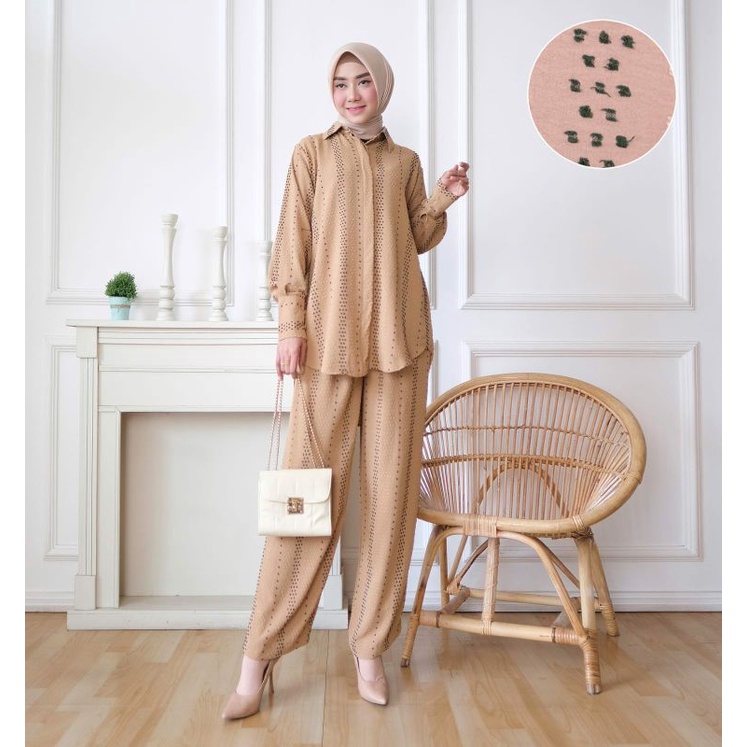 Setcel Caria |Baju wanita|Fashion Muslim