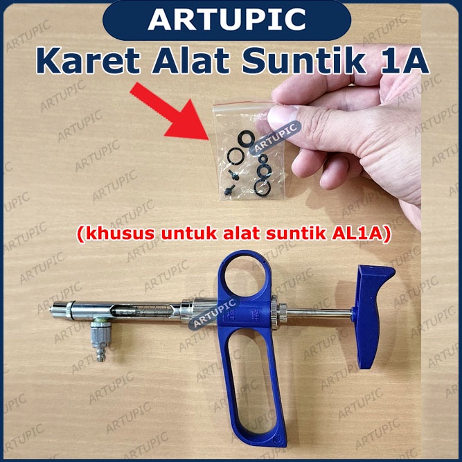 Karet Alat Suntik 1A Ring Spareparts Syringe Rubber untuk AL1A seperti Socorec 1 ml Artupic