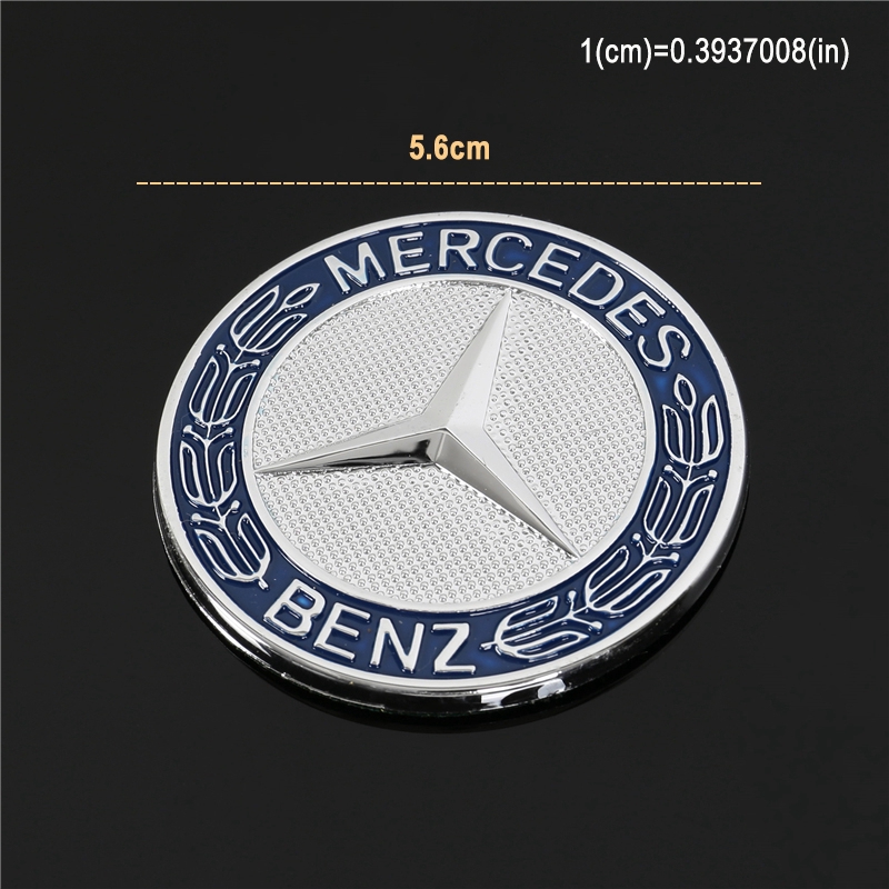 Untuk Mercedes Benz Emblem LOGO Stiker ABS Stiker