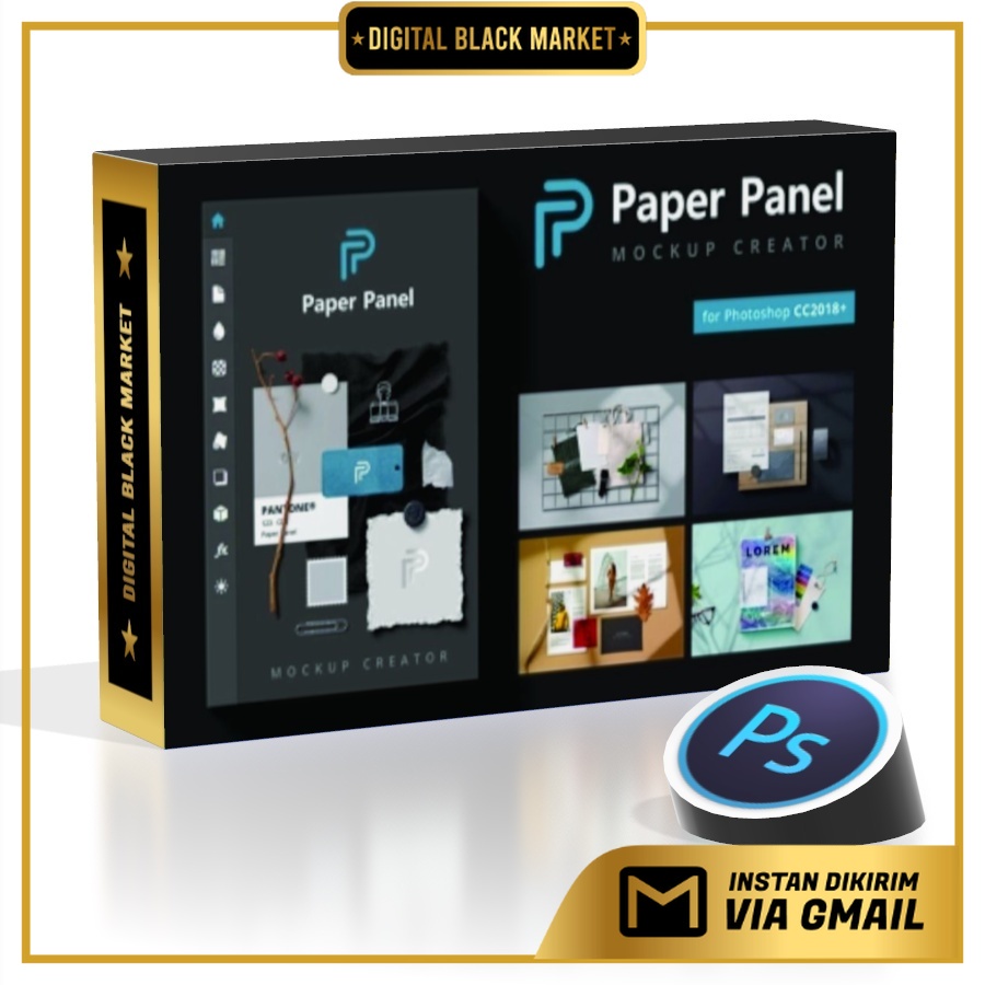 Paper Panel - Mockup Creator - Photoshop - Plugins