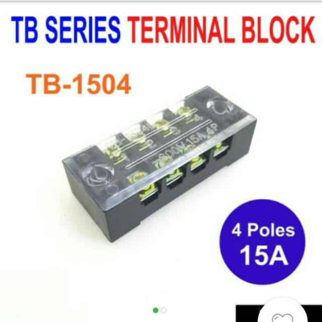 Terminal Blok TB-1504 4Pole 15A FORT