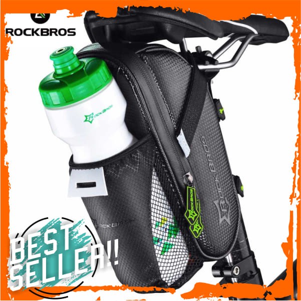 Rockbros Tas Sepeda Microfiber Waterproof dengan Holder Botol Minum