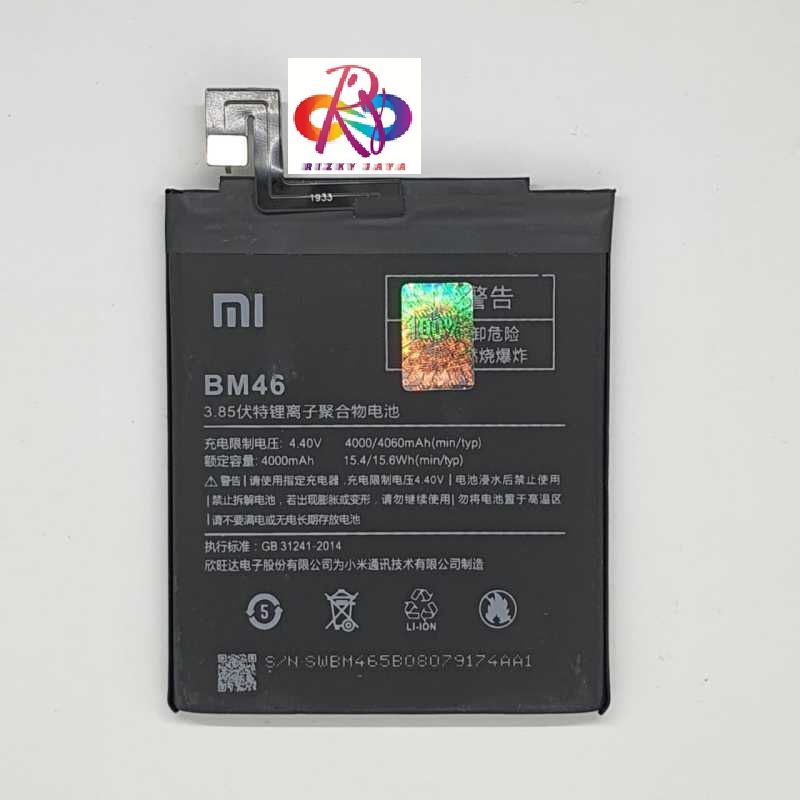 BM46 BATERAI XIAOMI REDMI NOTE 3 / NOTE 3 PRO – ORI