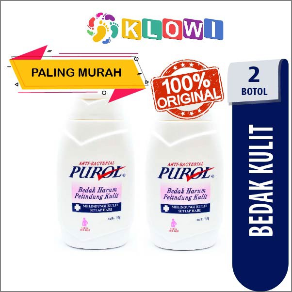 Purol Parfum Powder 90Gr/ Bedak Purol / Bedak (Isi 2)