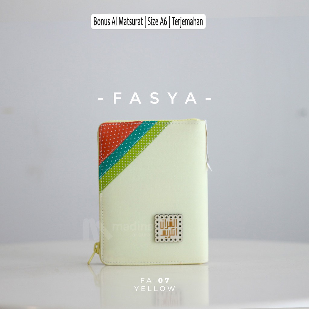 Al Quran Ukuran Kecil Madina Fasya Kuning Terjemahan Tajwid Warna Bonus Al Matsurat Terbaru
