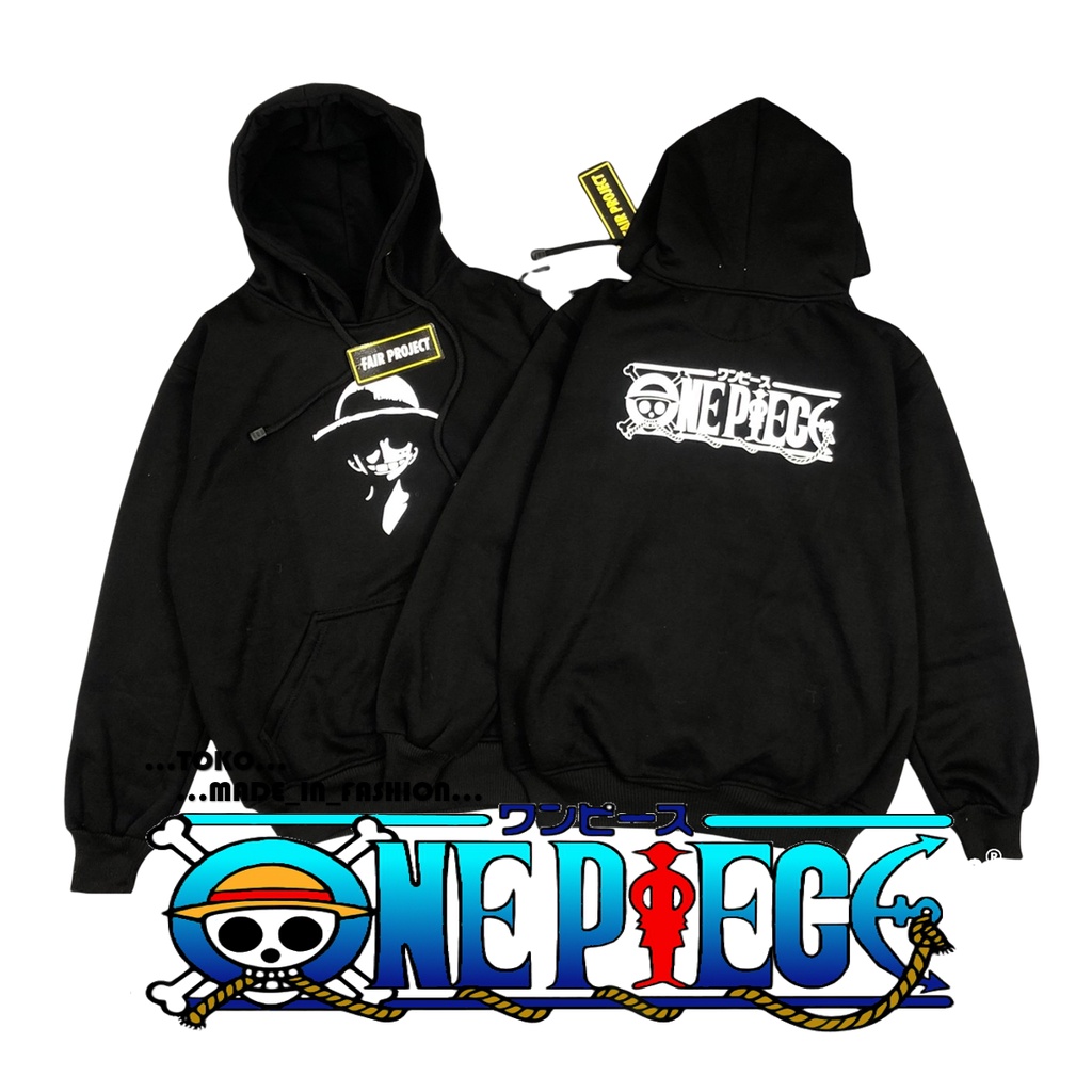 Jaket Hoodie One Piece Luffy / Sweater One Piece Terbaru / Hoodie anime Luffy One Piece  Terbaru / Hoodie Anime Luffy Gratis Onkir