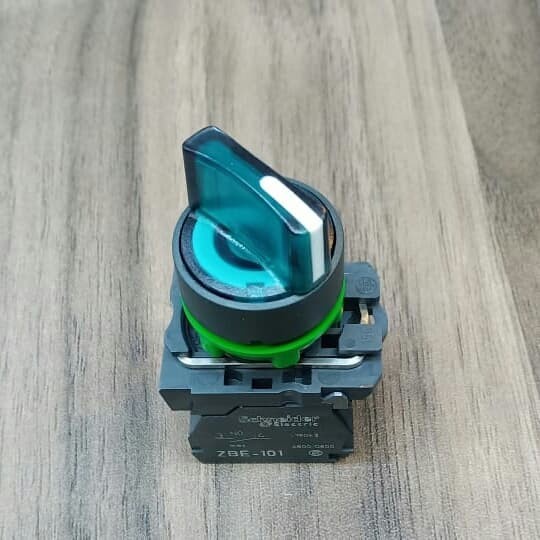 Selector Lamp Plastic 2Posisi Sta 1NO+1NC Green