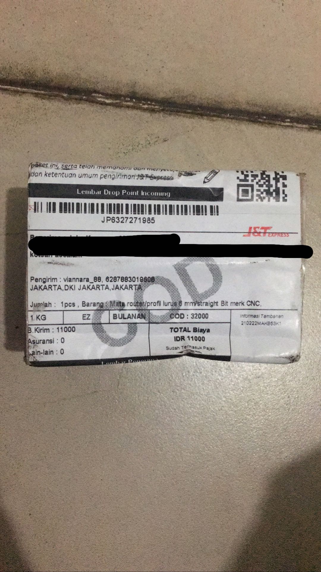 Mata Router/profil Lurus 6 Mm/straight Bit Merk Cnc