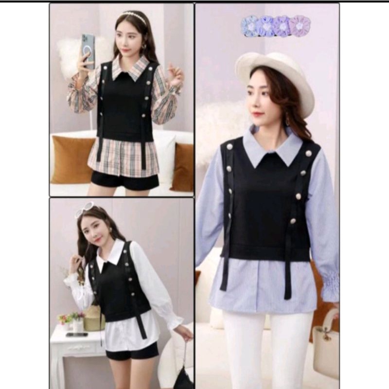 BLOUSE IMPORT KATUN IMPORT MIX ROMPI RAJUT IMPORT PREMIUM
