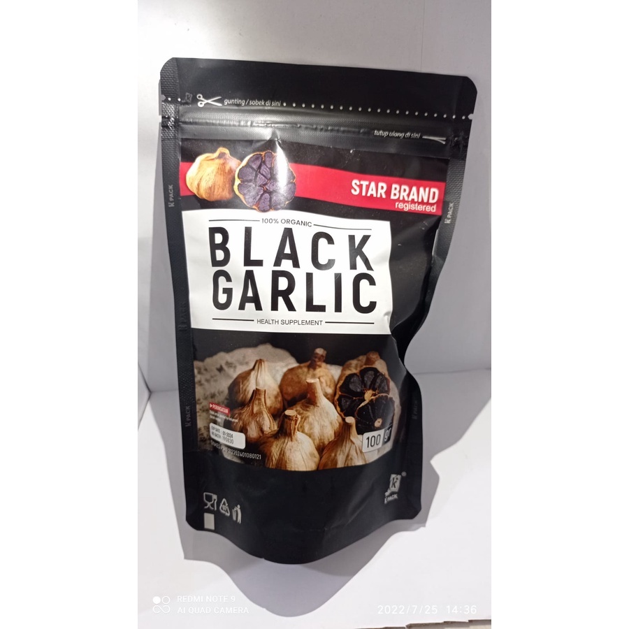 

Black garlic bawang tunggal 100 gram