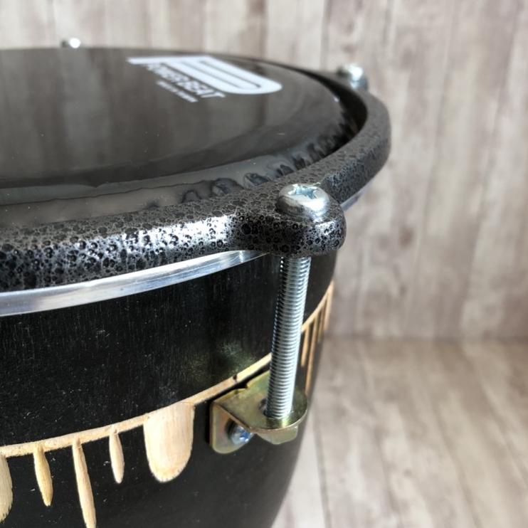 Terbaru.. Kendang Gendang Jimbe Darbuka Pakai Mika 8 Inch Ukir Super Black Berkualitas