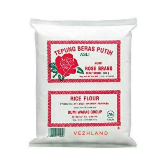 

Tepung Beras Rose Brand 500 gr paket 2pc