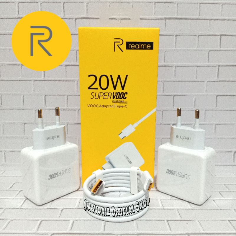 Charger Casan Realme 5 PRO ORIGINAL 20W SUPER VOOC Fast Charging TYPE C