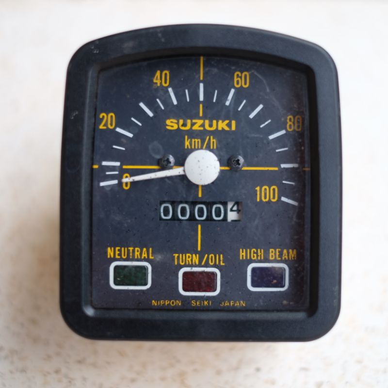 speedometer speedo meter kilometer km suzuki fr80 fr 80 fr80n original nos ori baru