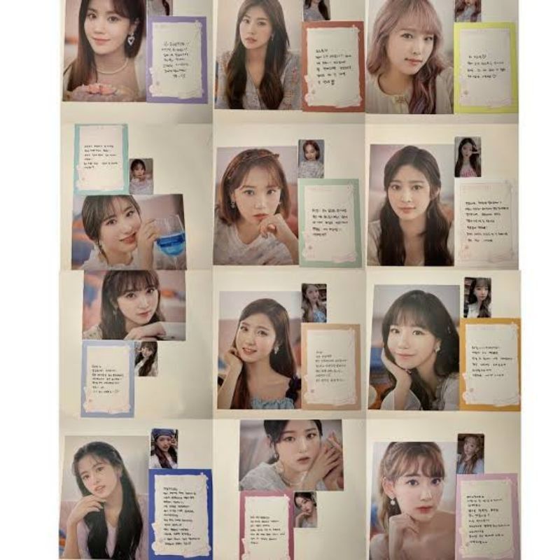 IZ*ONE IZONE WIZONE WIZ*ONE 2ND FANKIT MEMBER SET