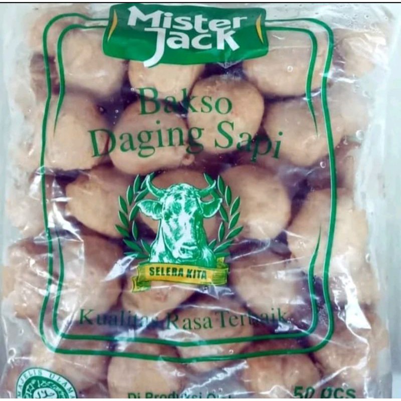 

Bakso Daging Sapi Mister Jack Isi 50pcs
