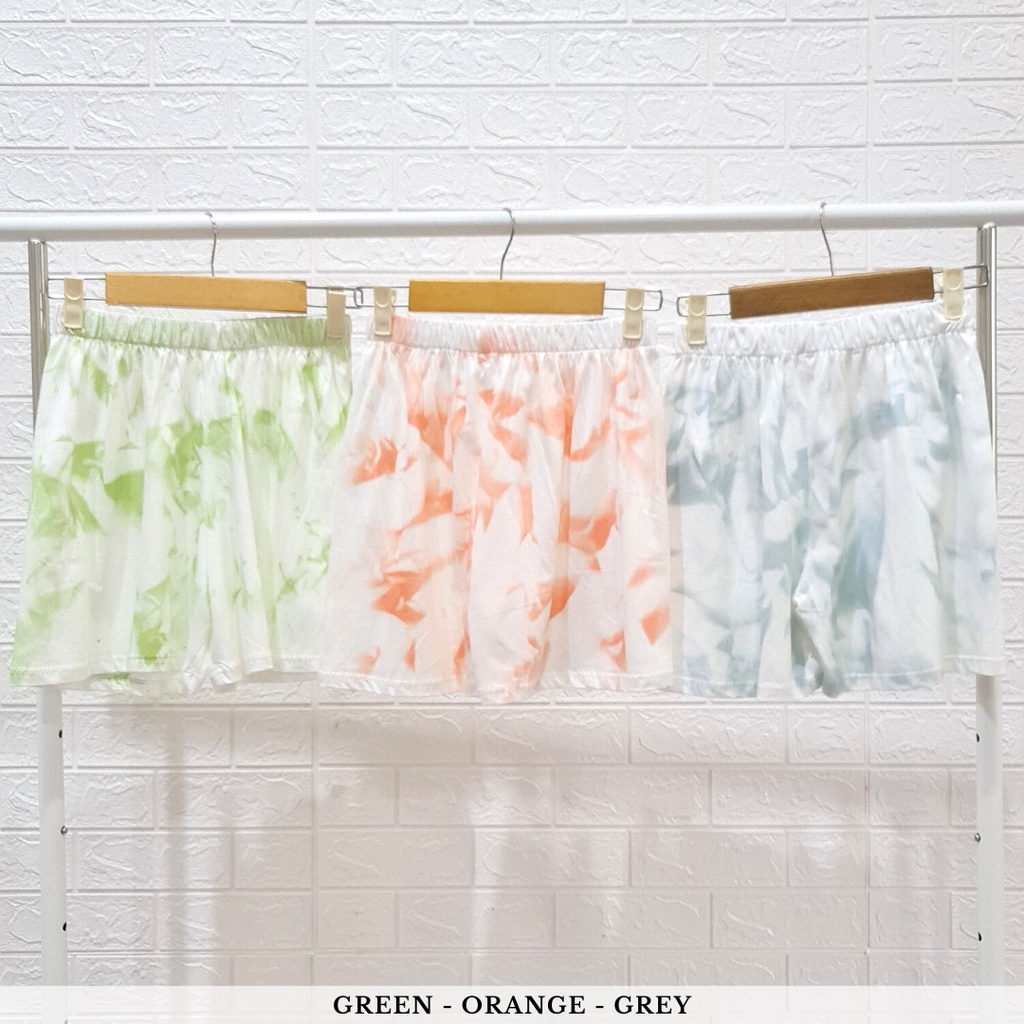 3433 tie dye short one set