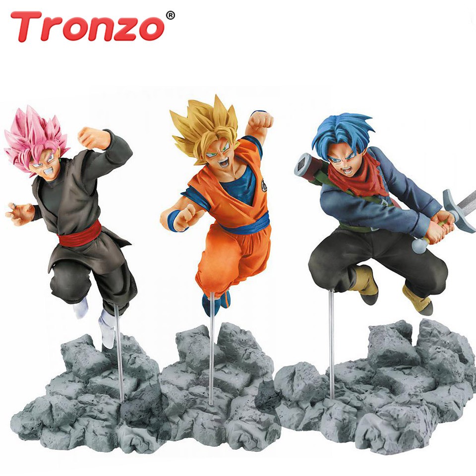 Tronzo Action Figure Dragon Ball Goku Trunks Zamasu Pvc Action - blacksuper saiyan rose roblox