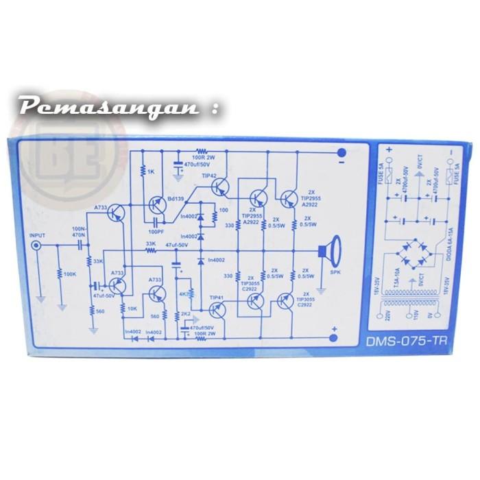 KIT DRIVER OCL 150-400Watt STEREO POWER AMPLIFIER - DMS 075