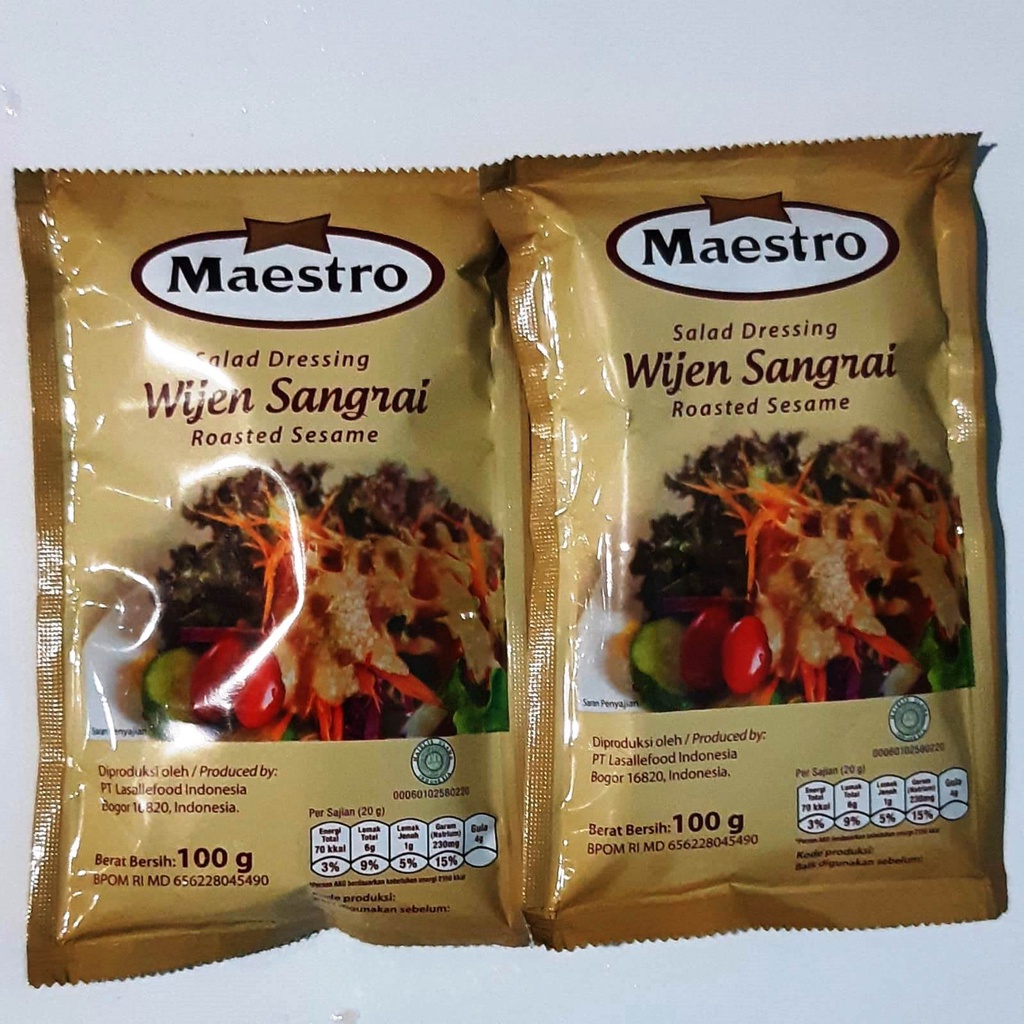 

MAESTRO Saus Wijen Sangrai 100gr