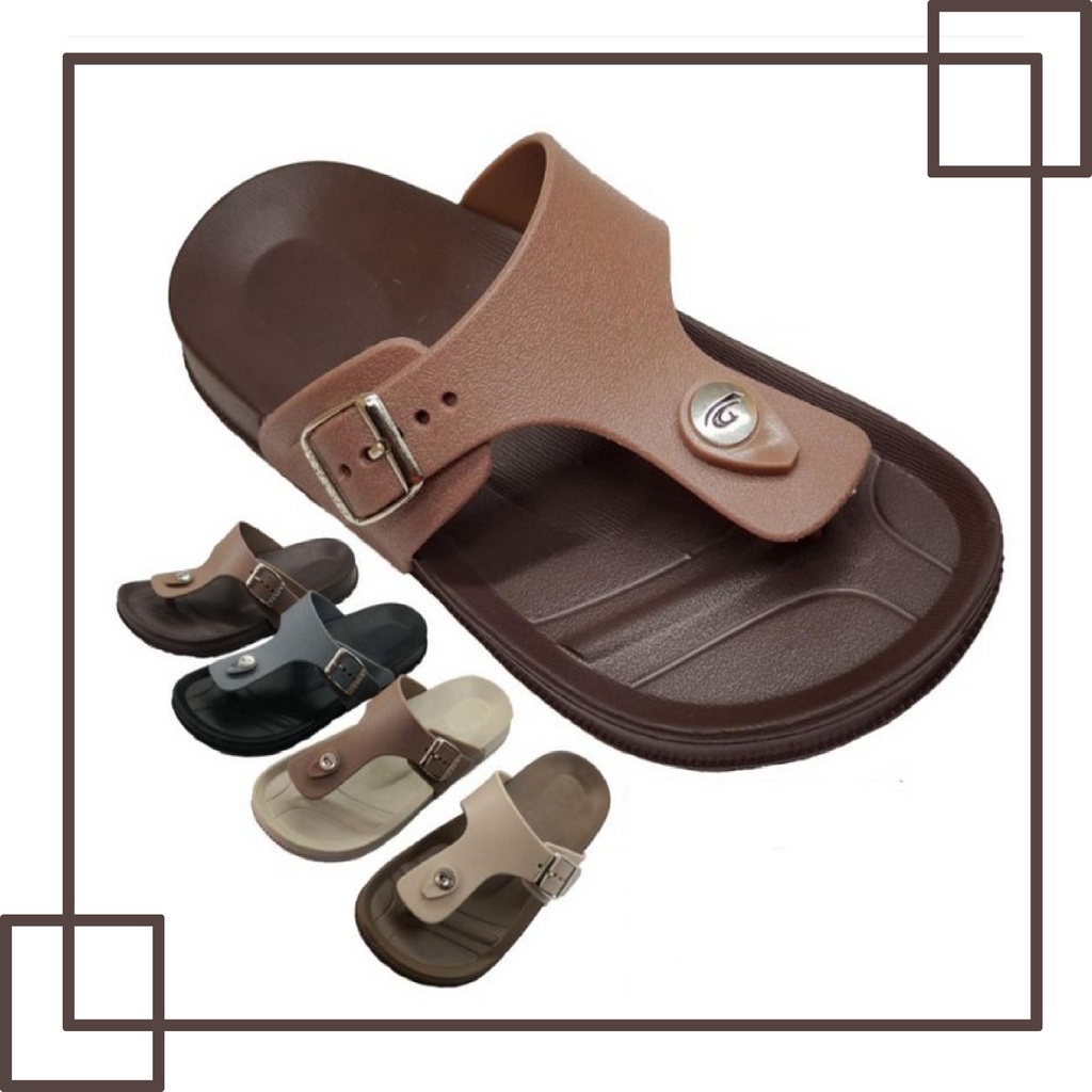 EL-NAFFA  Sandal Jepit Anak Laki-Laki.Sandal Karet Anak Size 30-35.DULUX 213C