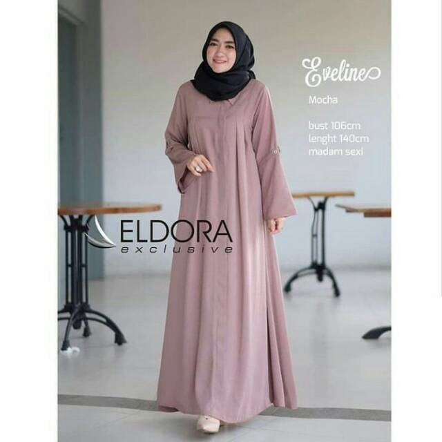 Ns FC Najibah Gamis Syari Putih Benhur Abu Toska Navy Maroon Hujan Muslim Modis Modern White Mach DE
