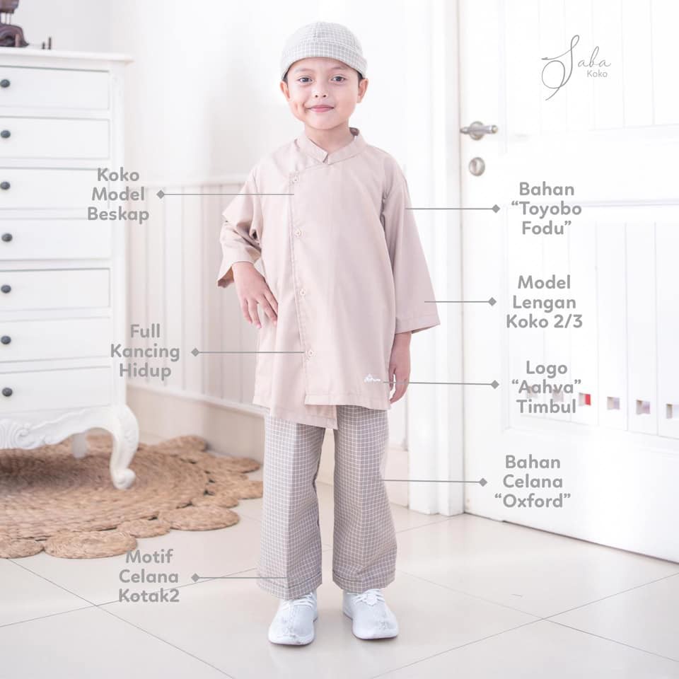 Setelan Koko Anak Saba by Aahva