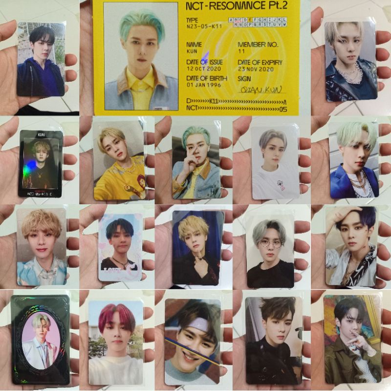 [BACA DESK] Photocard official nct the boyz tbz chenle mfal ar selca uc ac renjun sungchan yangyang 