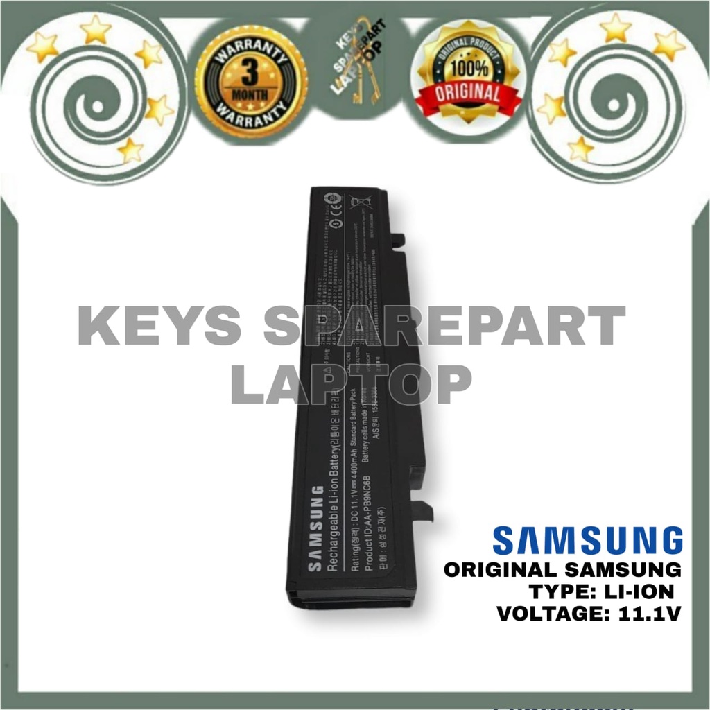 Baterai Battery batre Laptop SAMSUNG NP305 R428 R470 R478 R480 NP355 NP355E4X NP270 NP270E4V NP275 NT270E NP300 AA-PB9NC6B NP355V4X R460 R519 R530 original