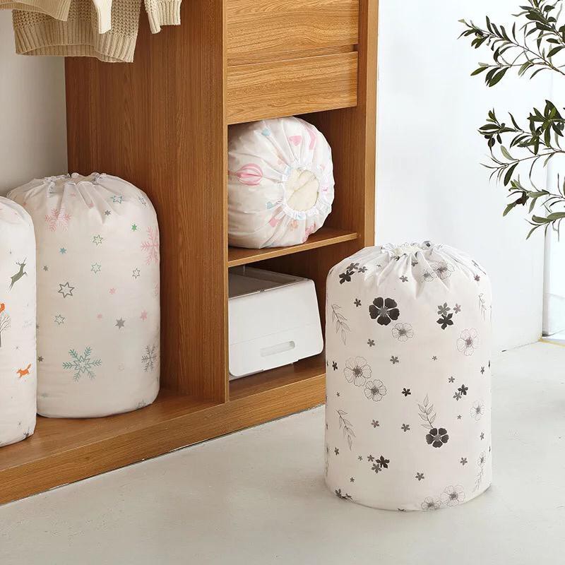 Storage Bag BESAR PANJANG / Tas Tempat Penyimpanan Selimut Baju Bedcover [Ukrn 90*45]