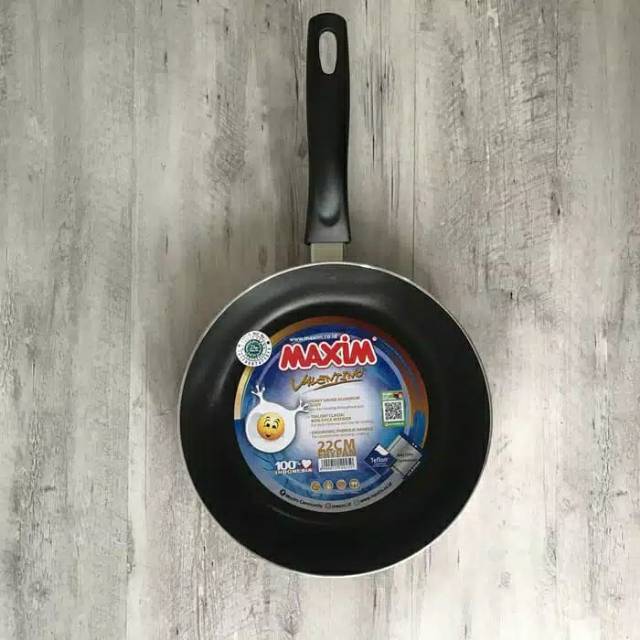 MAXIM FRYPAN 22 CM VALENTINO WAJAN TEFLON FRYPAN