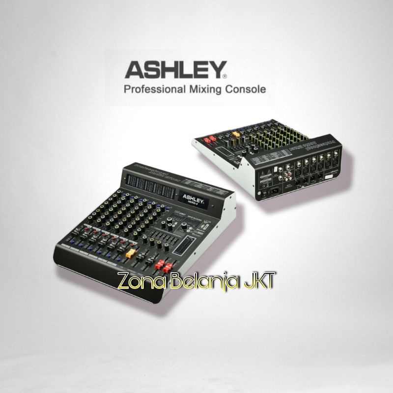 MIXER AUDIO ASHLEY HERO4 HERO 4 4 CHANNEL ORIGINAL.MULTI EFFECT DSP